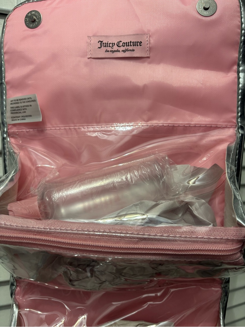 Juicy Couture Pink Velvet Cosmetic Train Case-NWT - Picture 6 of 6